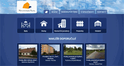 Desktop Screenshot of moravskoslezskereality.cz